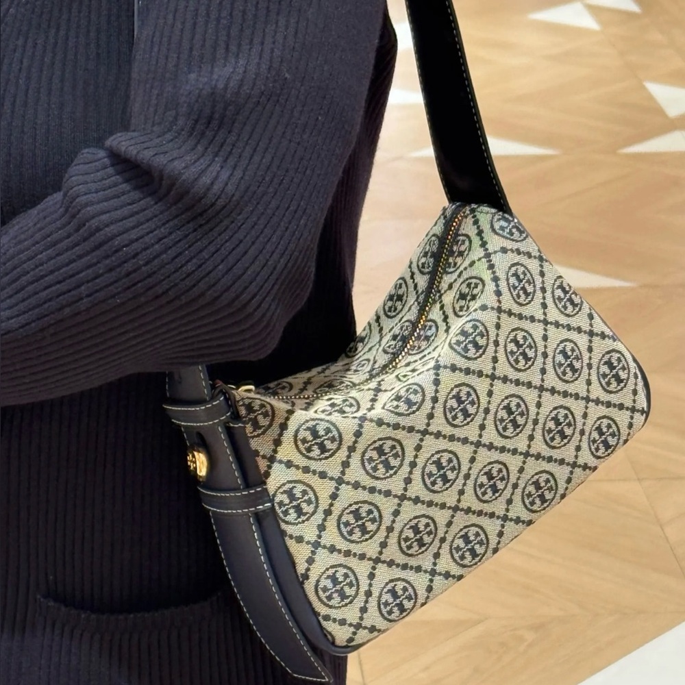 T Monogram Small Romy Shoulder Bag - Picture 13 of 16